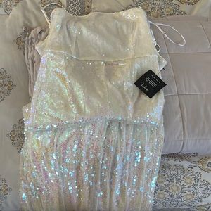 Lulus Bridal jumpsuit